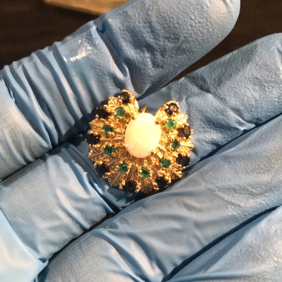 Princess Sumair the Gems of the Royal Peacock Gemstone Pendant